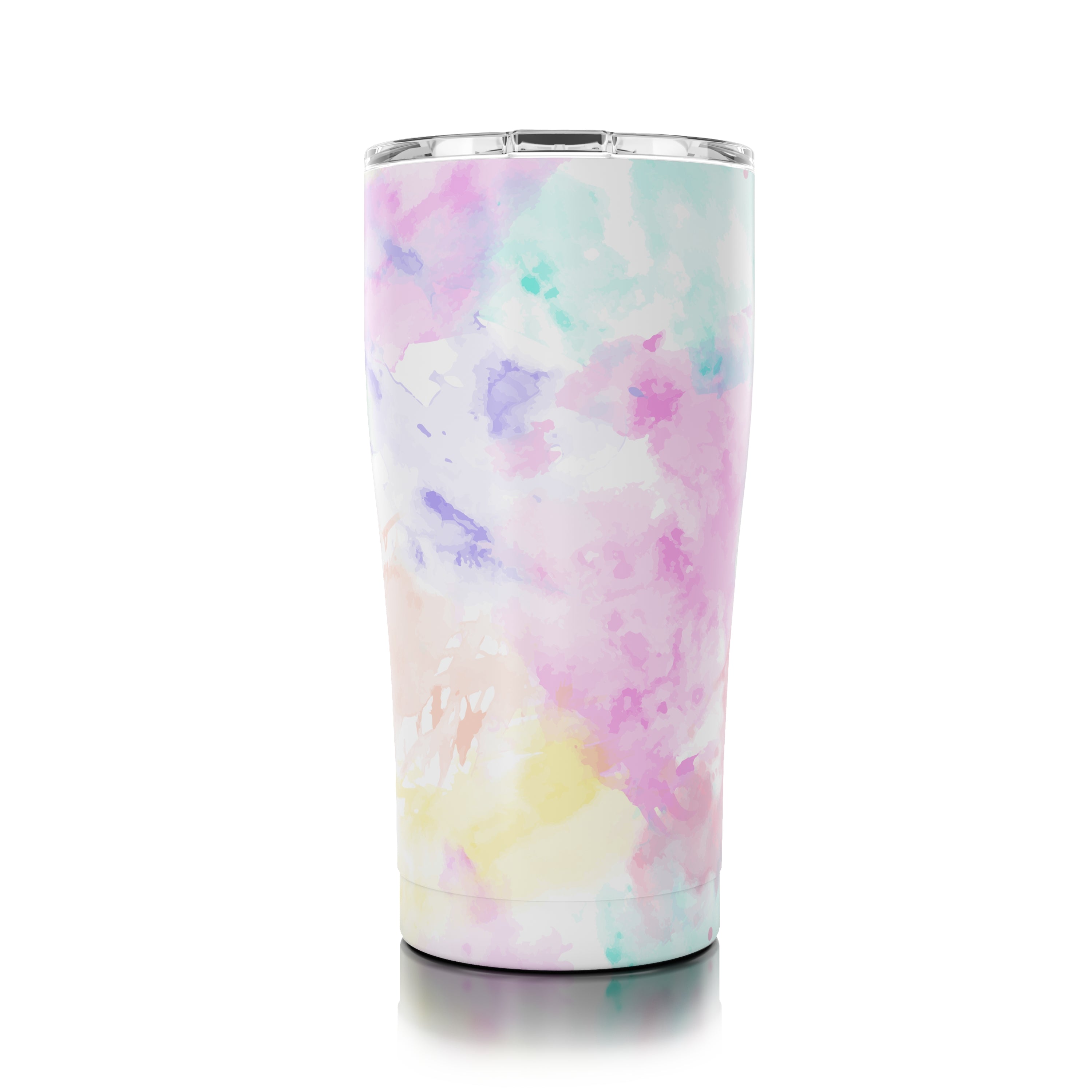 Pink Marble Glass Cold Cup 20oz