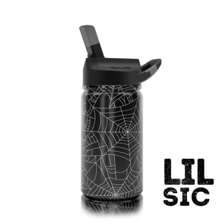 12 oz. Lil SIC Cobwebs Water Bottle - SIC Lifestyle