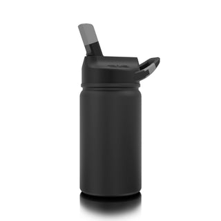 12 oz. lil SIC® Matte Tuff Black Water Bottle - SIC Lifestyle