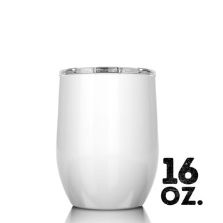 12 oz. SIC® Ice White Tumbler - SIC Lifestyle