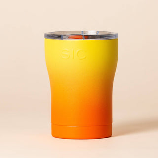 12 oz. Stainless Steel Cup with Tequila Sunrise Design