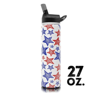 27 oz. SIC® USA Stars Water Bottle - SIC Lifestyle