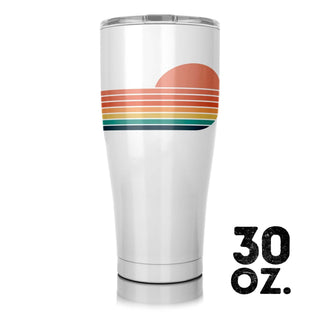 30 oz. SIC® Retro Sunset Tumbler - SIC Lifestyle