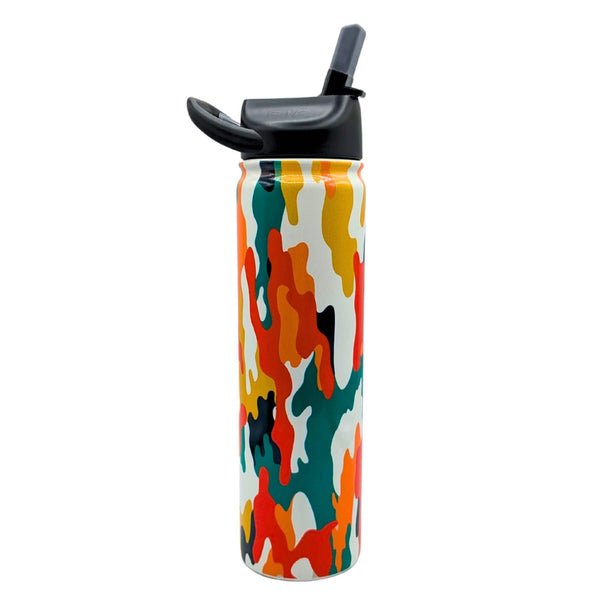 Coral Camo 27 oz. Water Bottle - SIC Lifestyle