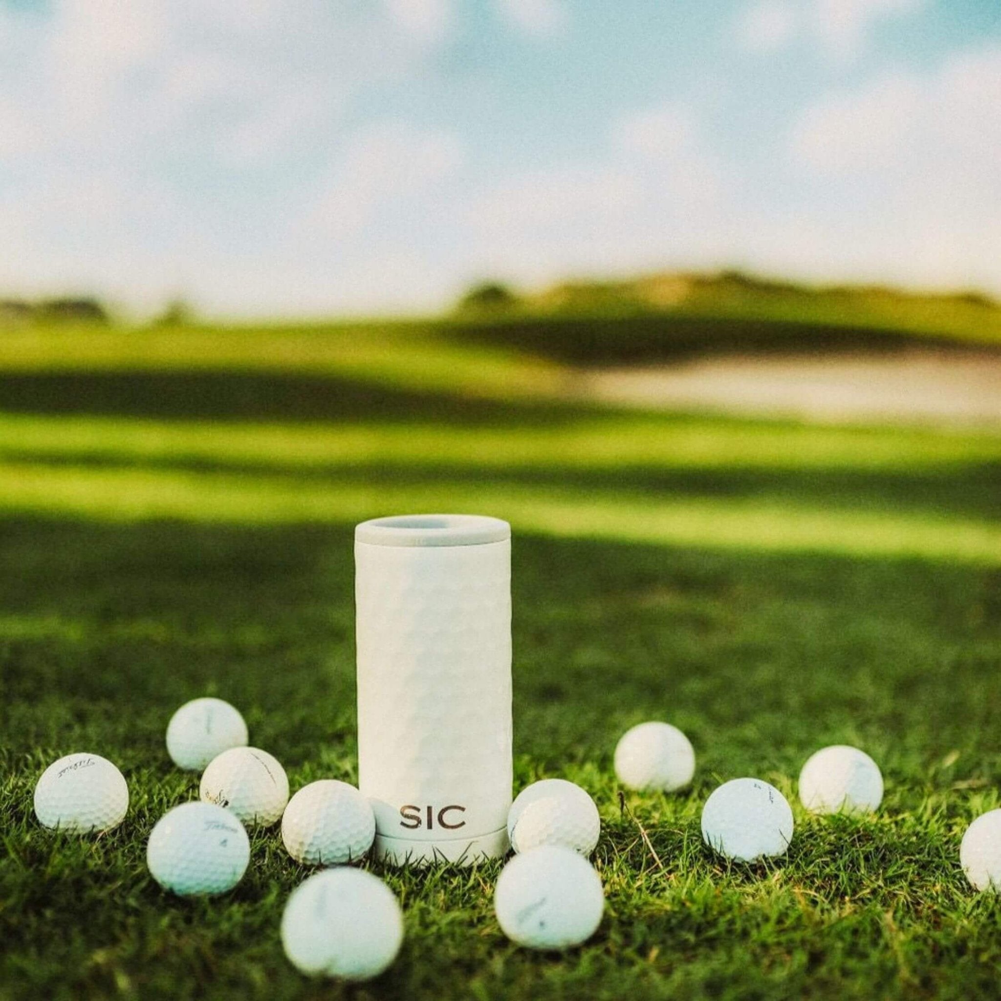 SIC® Slim Can Cooler Dimpled Golf® - SIC Lifestyle