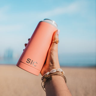 SIC® Slim Can Cooler Matte Coral - SIC Lifestyle